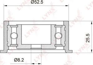 LYNXauto PB-3023 - Parazīt / Vadrullītis, Zobsiksna www.autospares.lv