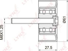 LYNXauto PB-3027 - Parazīt / Vadrullītis, Zobsiksna autospares.lv