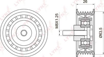 LYNXauto PB-7029 - Parazīt / Vadrullītis, Ķīļrievu siksna autospares.lv