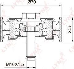 LYNXauto PB-7020 - Parazīt / Vadrullītis, Ķīļrievu siksna www.autospares.lv