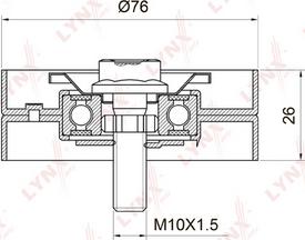 LYNXauto PB-7028 - Parazīt / Vadrullītis, Ķīļrievu siksna autospares.lv