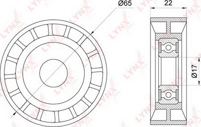 LYNXauto PB-7142 - Parazīt / Vadrullītis, Ķīļrievu siksna autospares.lv