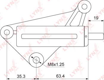 LYNXauto PT-1003 - Mierinātājs, Zobsiksna www.autospares.lv