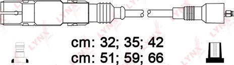 LYNXauto SPC8012 - Augstsprieguma vadu komplekts www.autospares.lv