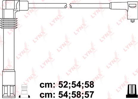 LYNXauto SPE8035 - Augstsprieguma vadu komplekts www.autospares.lv