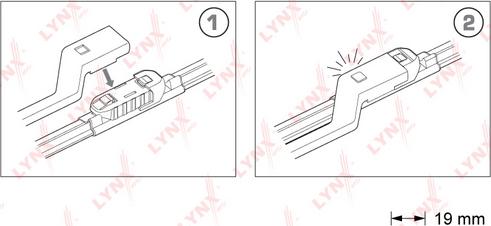 LYNXauto XF6048P - Wiper Blade www.autospares.lv