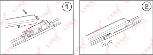 LYNXauto XF6038T - Stikla tīrītāja slotiņa autospares.lv