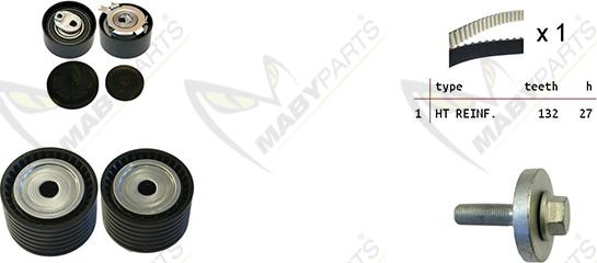 Mabyparts OBK010347 - Zobsiksnas komplekts autospares.lv