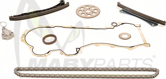 Mabyparts OTK030075 - Комплект цепи привода распредвала www.autospares.lv