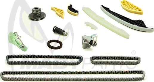 Mabyparts OTK037120 - Комплект цепи привода распредвала www.autospares.lv