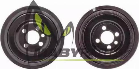 Mabyparts PV97091O - Шкив коленчатого вала www.autospares.lv