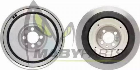 Mabyparts PV01193O - Шкив коленчатого вала www.autospares.lv