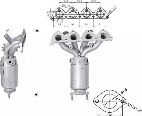 Magnaflow 64111 - Katalizators autospares.lv