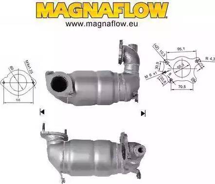 Magnaflow 65605D - Katalizators www.autospares.lv