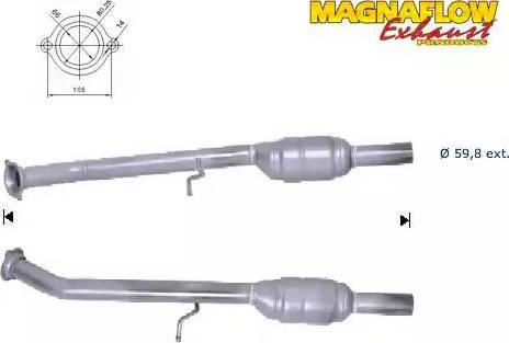 Magnaflow 65002D - Katalizators www.autospares.lv