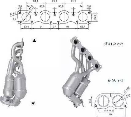 Magnaflow 60618 - Katalizators autospares.lv