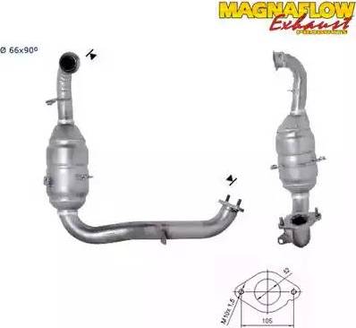 Magnaflow 62502D - Katalizators autospares.lv