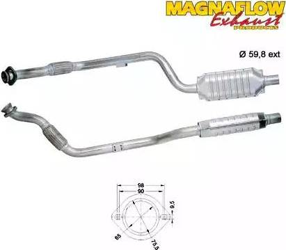 Magnaflow 85048D - Katalizators www.autospares.lv