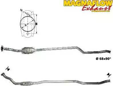 Magnaflow 80957D - Katalizators autospares.lv