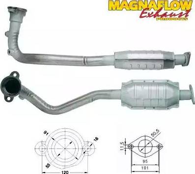 Magnaflow 82512 - Katalizators autospares.lv