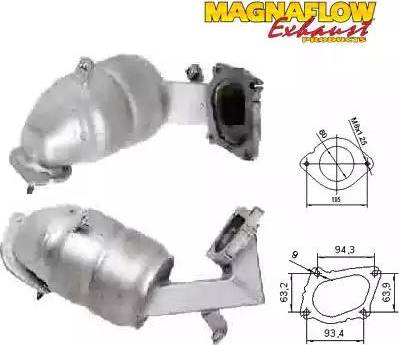 Magnaflow 75815D - Katalizators www.autospares.lv