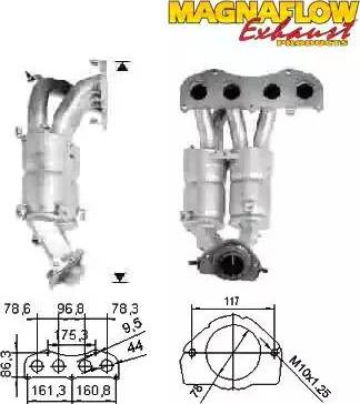 Magnaflow 78005 - Katalizators autospares.lv