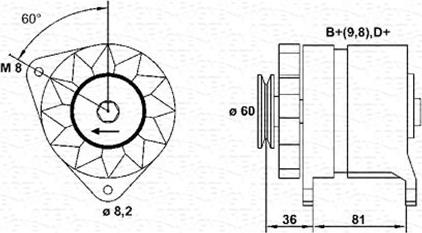 Magneti Marelli 944356118010 - Ģenerators autospares.lv