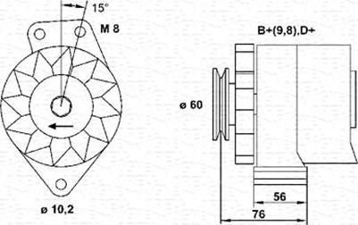 Magneti Marelli 944356217010 - Alternator www.autospares.lv