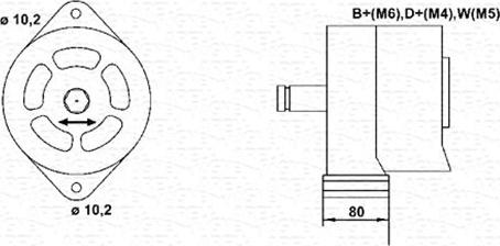 Magneti Marelli 944356231010 - Генератор www.autospares.lv