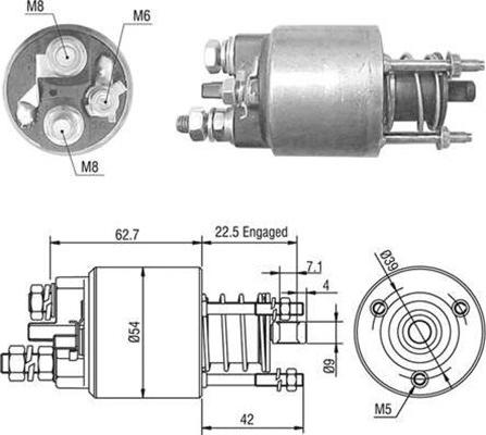 Magneti Marelli 940113050470 - Ievilcējrelejs, Starteris www.autospares.lv