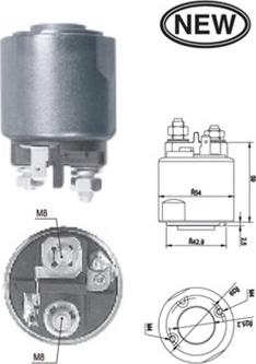 Magneti Marelli 940113050546 - Ievilcējrelejs, Starteris www.autospares.lv