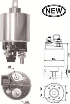 Magneti Marelli 940113050550 - Ievilcējrelejs, Starteris www.autospares.lv