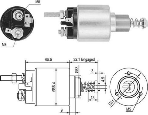 Magneti Marelli 940113050049 - Ievilcējrelejs, Starteris www.autospares.lv