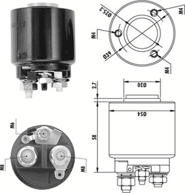 Magneti Marelli 940113050140 - Ievilcējrelejs, Starteris autospares.lv