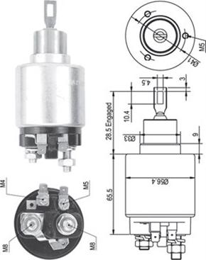 Magneti Marelli 940113050133 - Ievilcējrelejs, Starteris www.autospares.lv