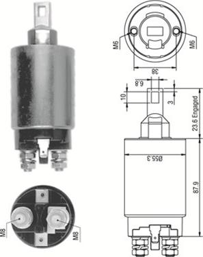 Magneti Marelli 940113050330 - Ievilcējrelejs, Starteris www.autospares.lv