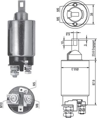 Magneti Marelli 940113050331 - Ievilcējrelejs, Starteris www.autospares.lv