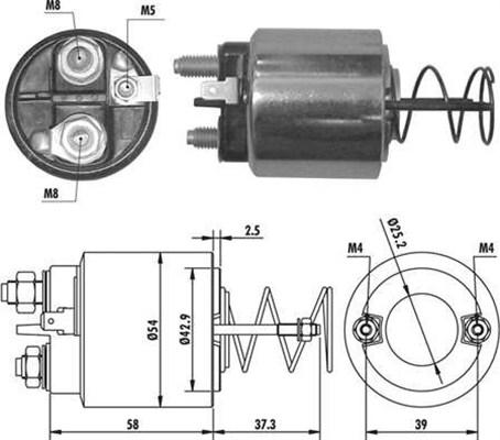 Magneti Marelli 940113050371 - Ievilcējrelejs, Starteris www.autospares.lv