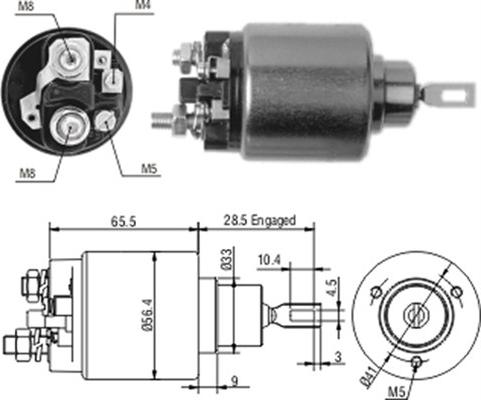 Magneti Marelli 940113050202 - Ievilcējrelejs, Starteris www.autospares.lv