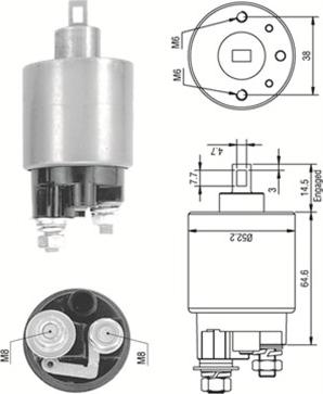 Magneti Marelli 940113050239 - Ievilcējrelejs, Starteris www.autospares.lv