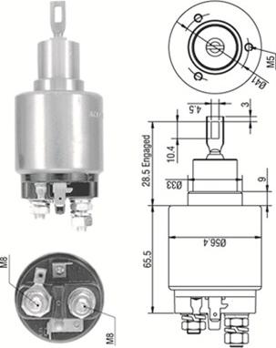 Magneti Marelli 940113050270 - Ievilcējrelejs, Starteris www.autospares.lv