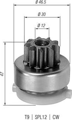 Magneti Marelli 940113020410 - Zobrats, Starteris www.autospares.lv