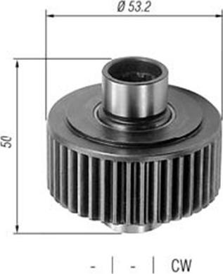 Magneti Marelli 940113020417 - Pinion, bendix, starter www.autospares.lv