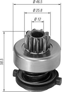 Magneti Marelli 940113020138 - Zobrats, Starteris www.autospares.lv