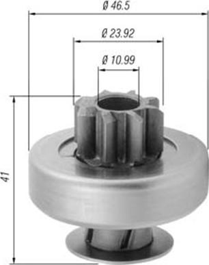 Magneti Marelli 940113020370 - Zobrats, Starteris www.autospares.lv