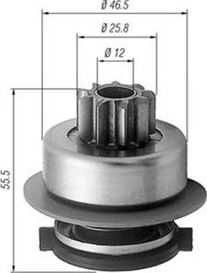 Magneti Marelli 940113020256 - Zobrats, Starteris www.autospares.lv