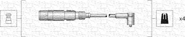 Magneti Marelli 941318111164 - Augstsprieguma vadu komplekts www.autospares.lv