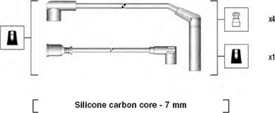 Magneti Marelli 941295040876 - Augstsprieguma vadu komplekts autospares.lv