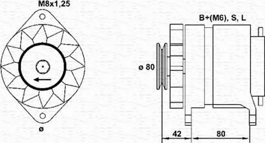 Magneti Marelli 943 34 604 001 0 - Ģenerators autospares.lv