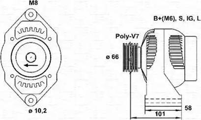 Magneti Marelli 943346042010 - Генератор www.autospares.lv